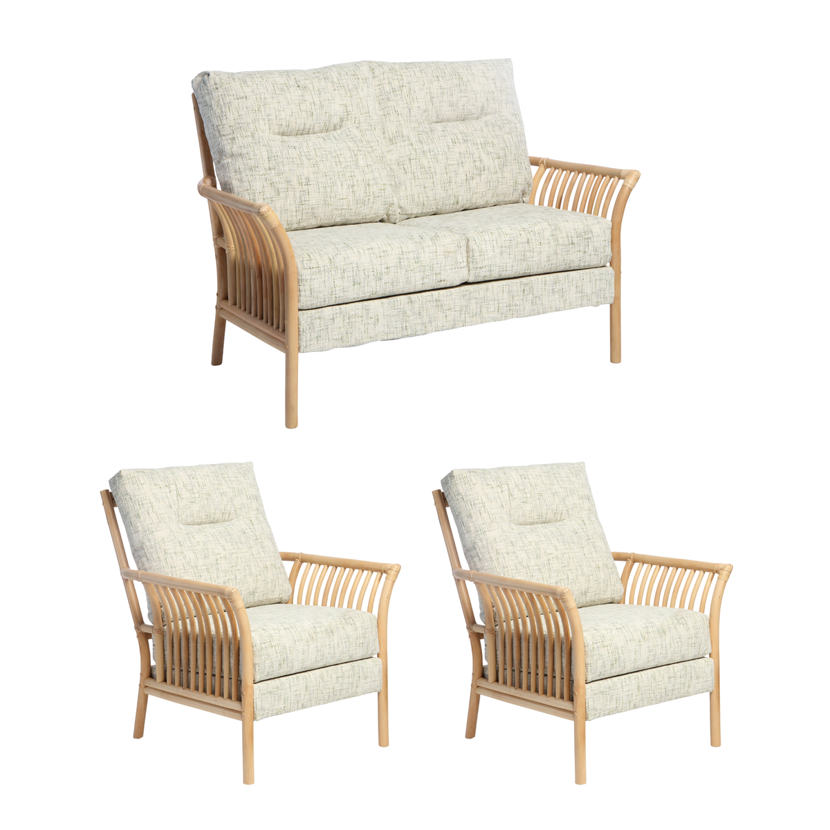 Solo Natural 2-Seater 3pc Suite