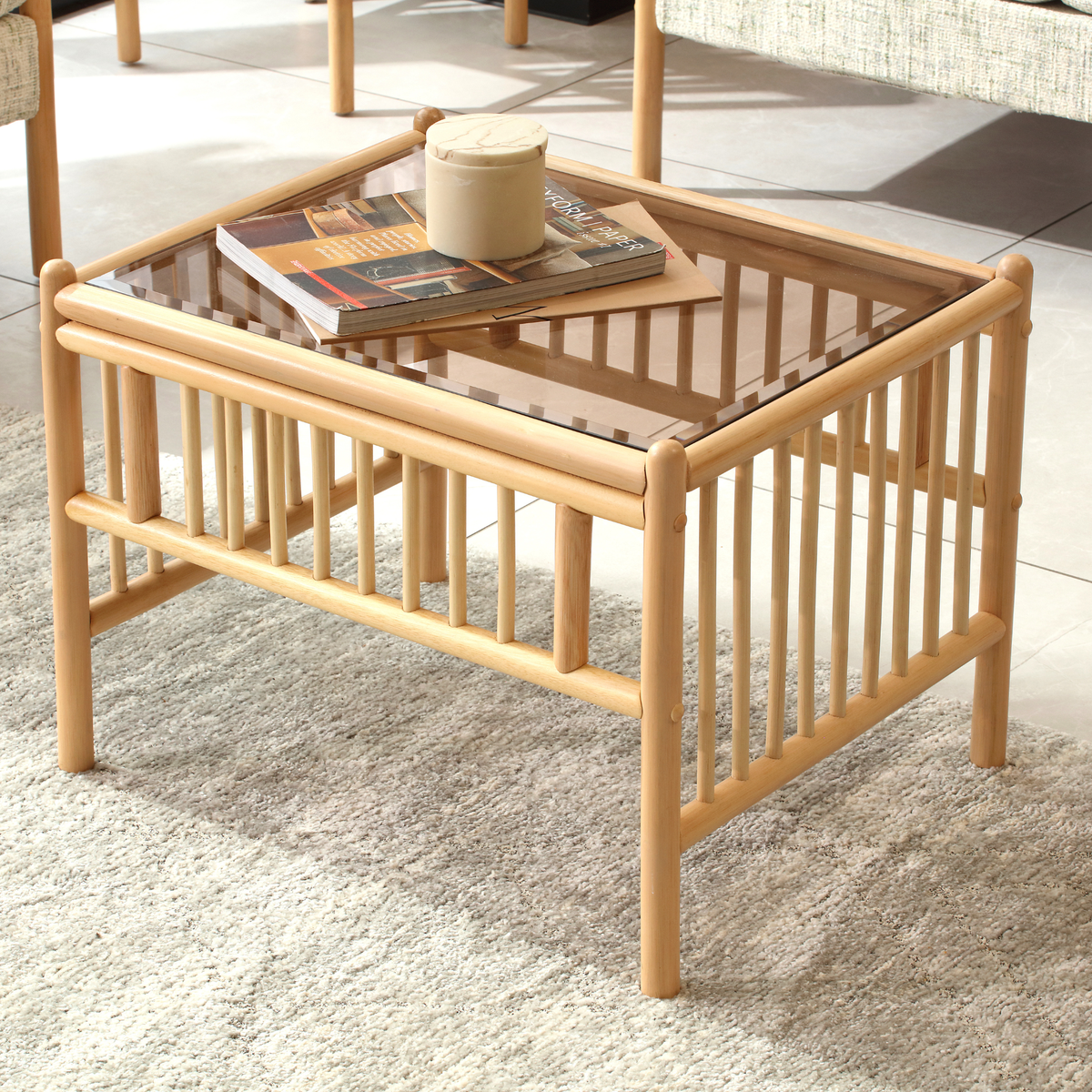 Solo Natural Cane Coffee Table