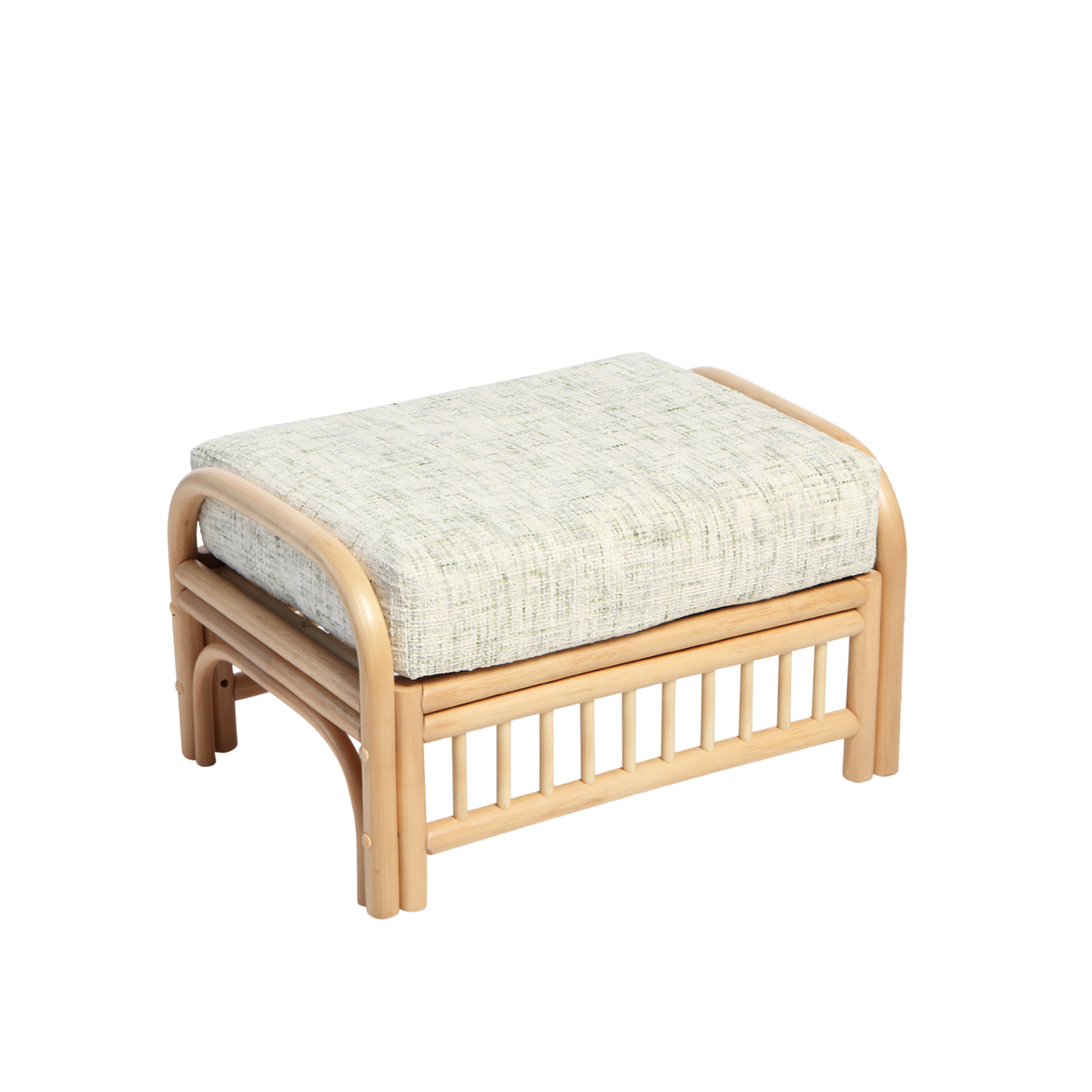 Solo Natural Cane Footstool
