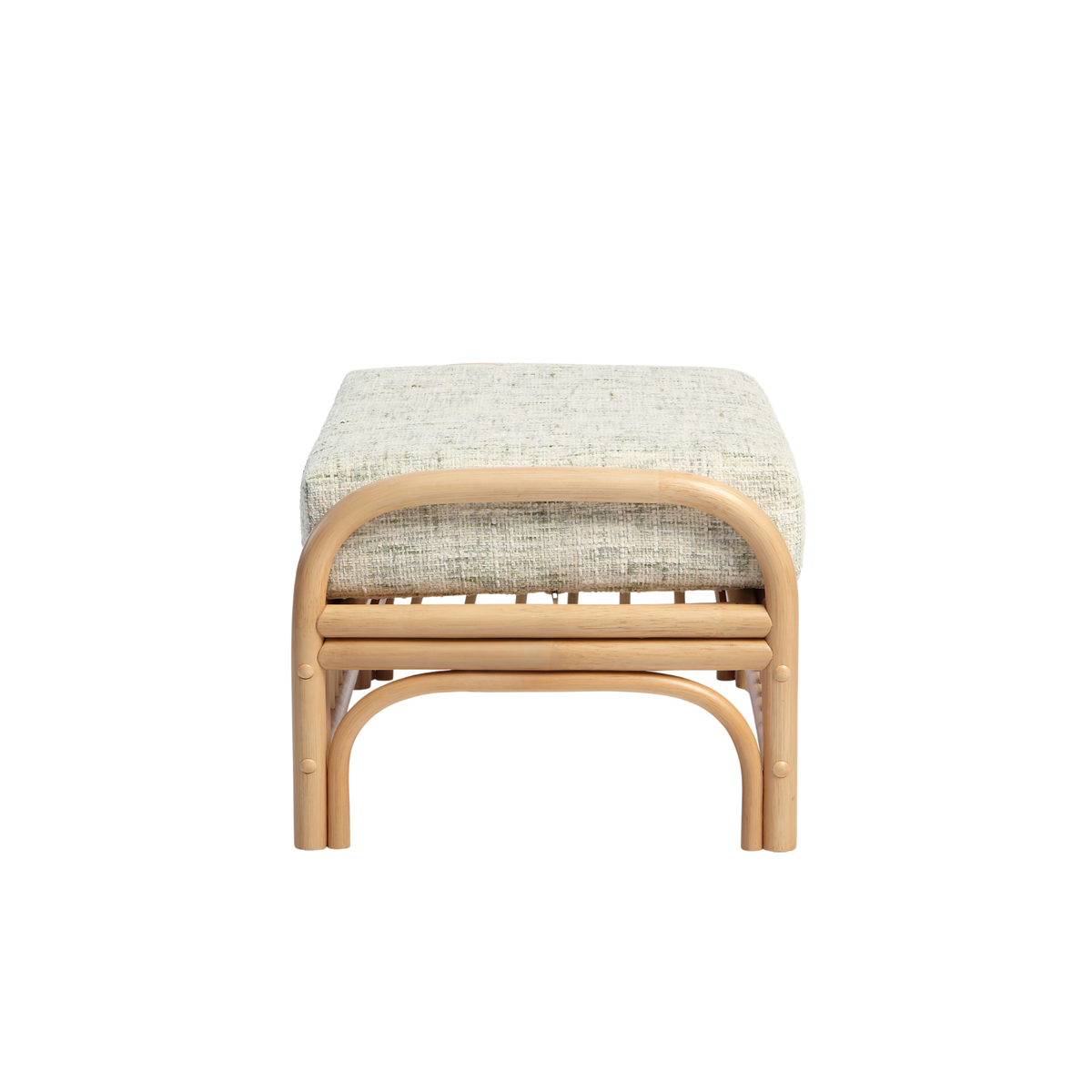 Solo Natural Cane Footstool