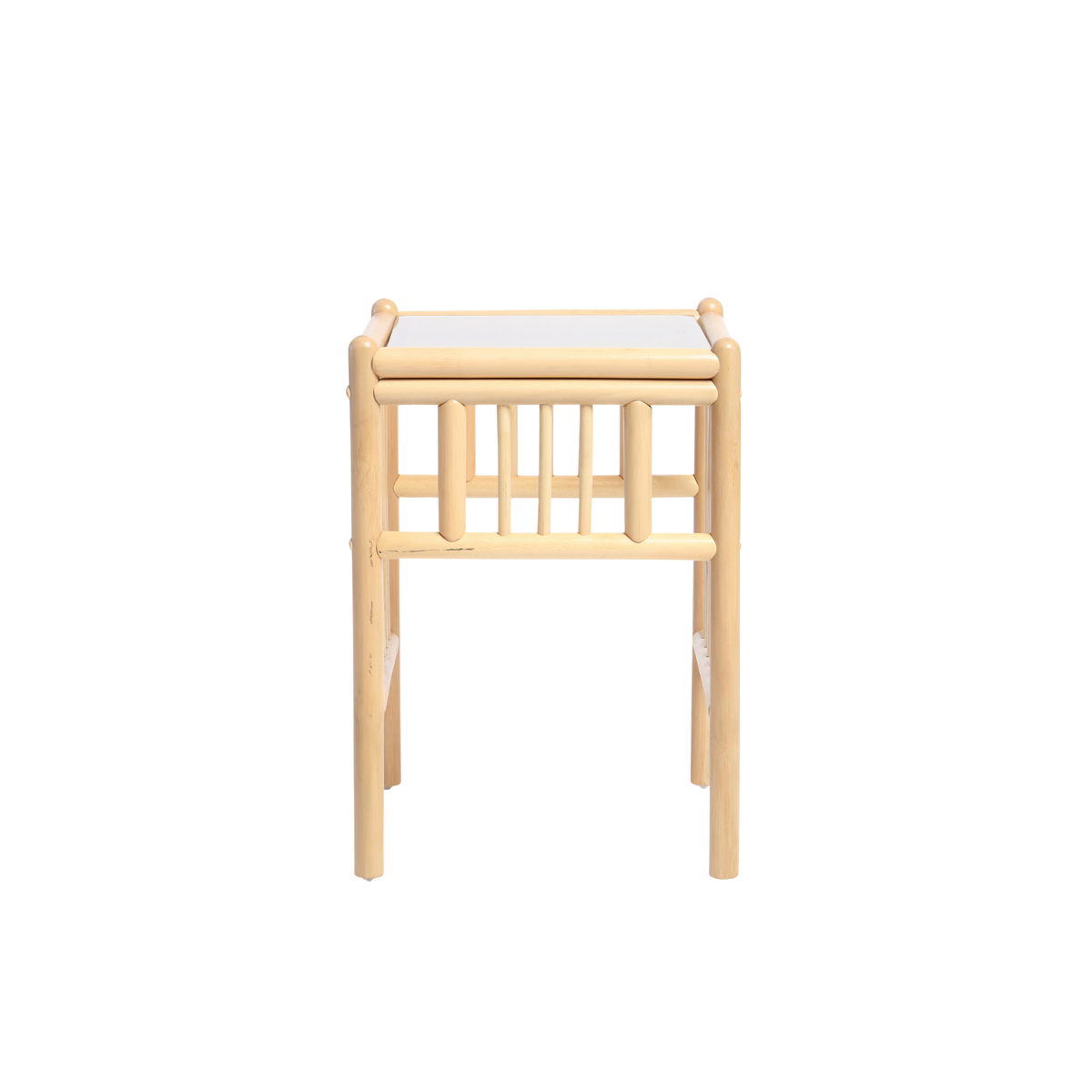 Solo Natural Cane Lamp Table