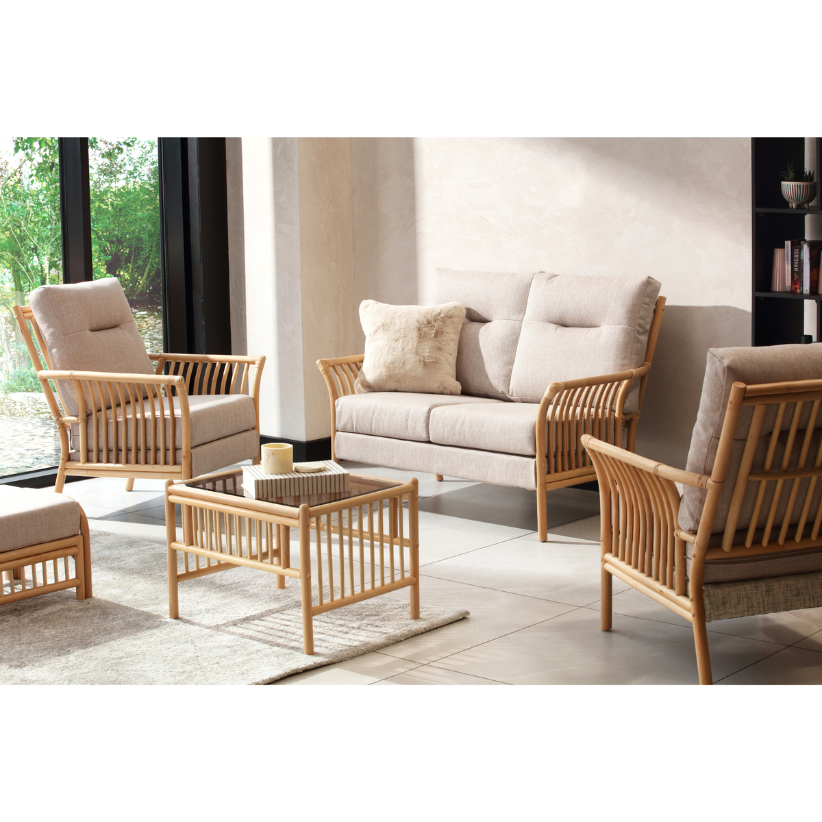 Solo Natural 2-Seater 3pc Suite