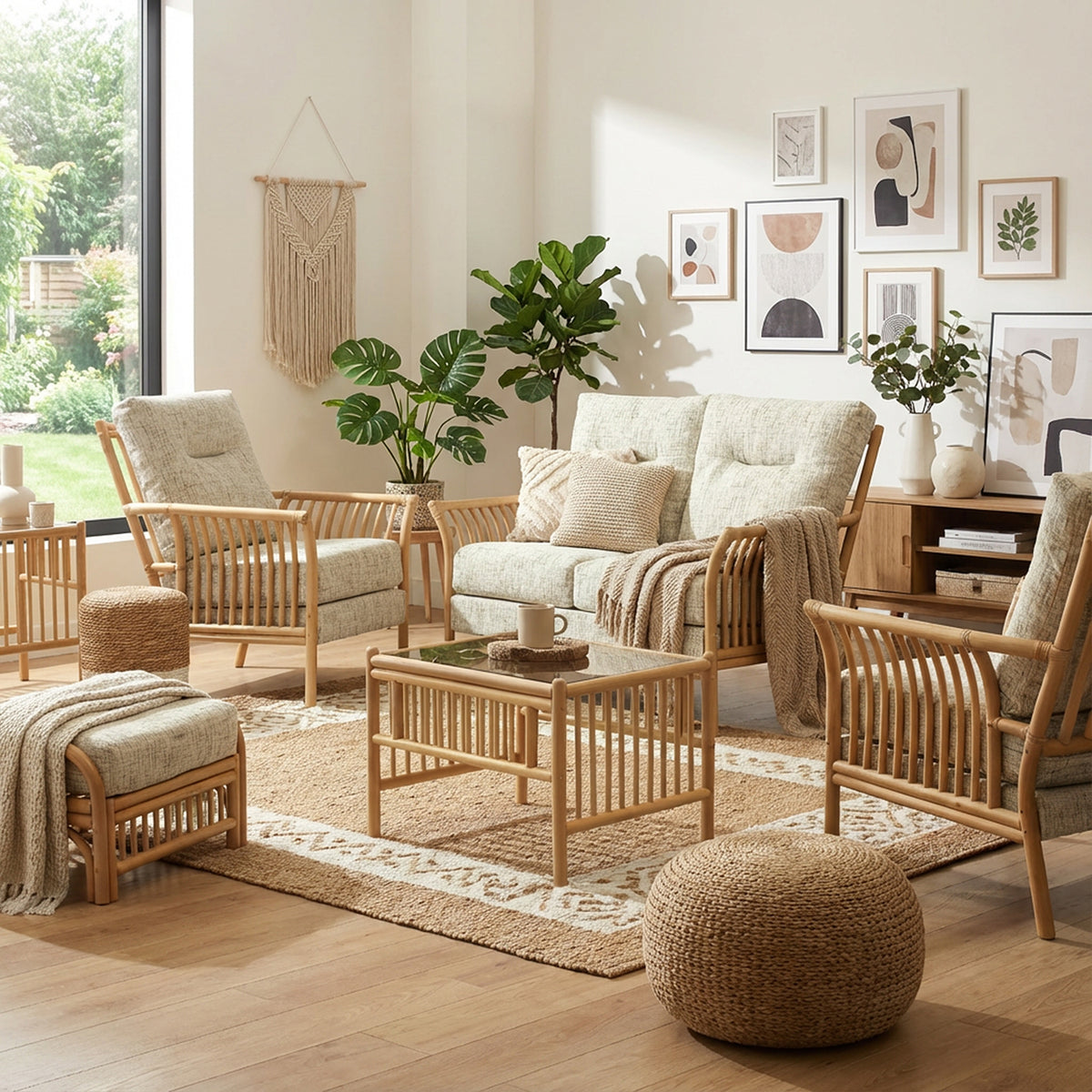 Solo Natural 2-Seater 3pc Suite