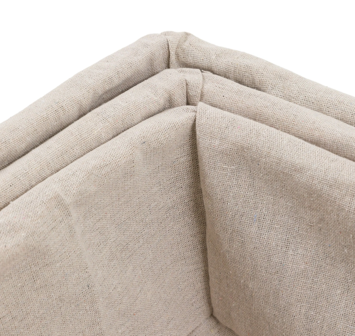 Desser Square Lined Basket Grey Set of 2