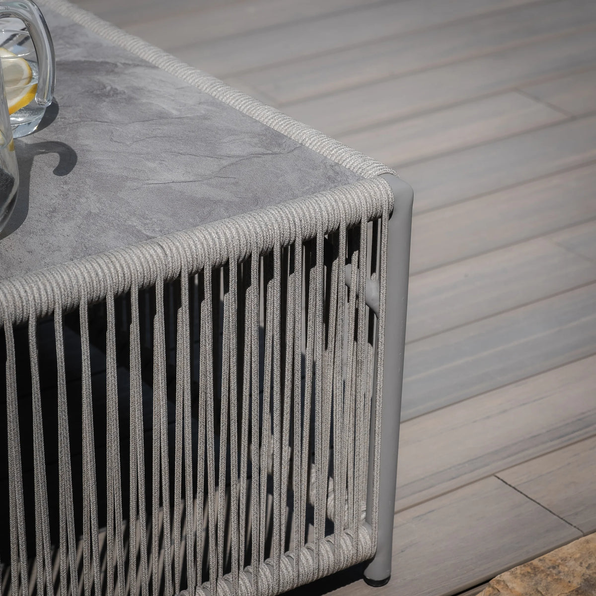 Sunita Large Corner Sofa Set - Cool Linen