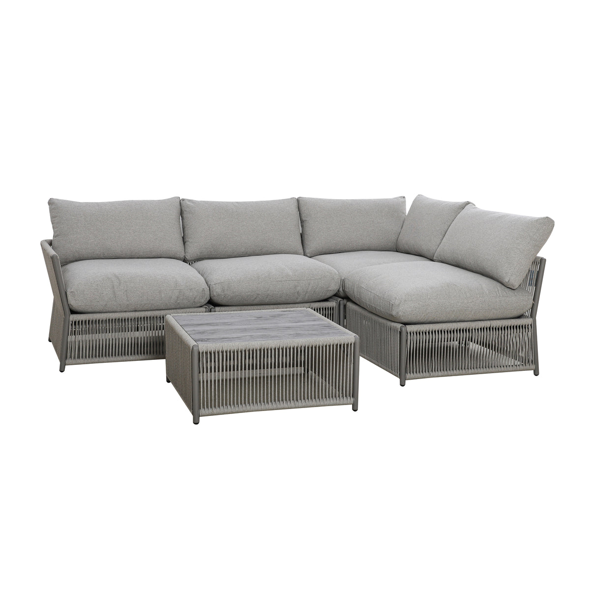 Sunita Small Sofa Set - Cool Linen