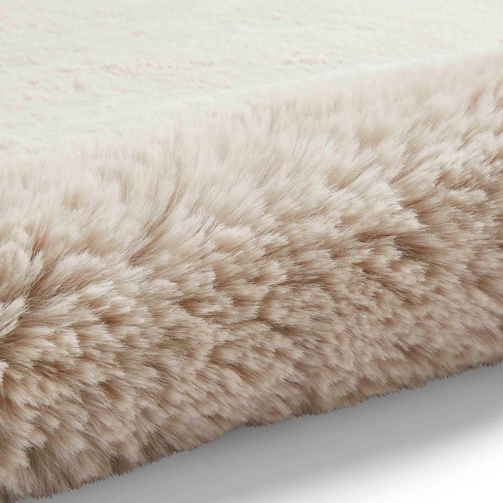 cushy soft shaggy rug in beige 4 sizes available