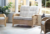 Turin Light Oak 2-Seater Sofa - Classic Conservatory Furniture