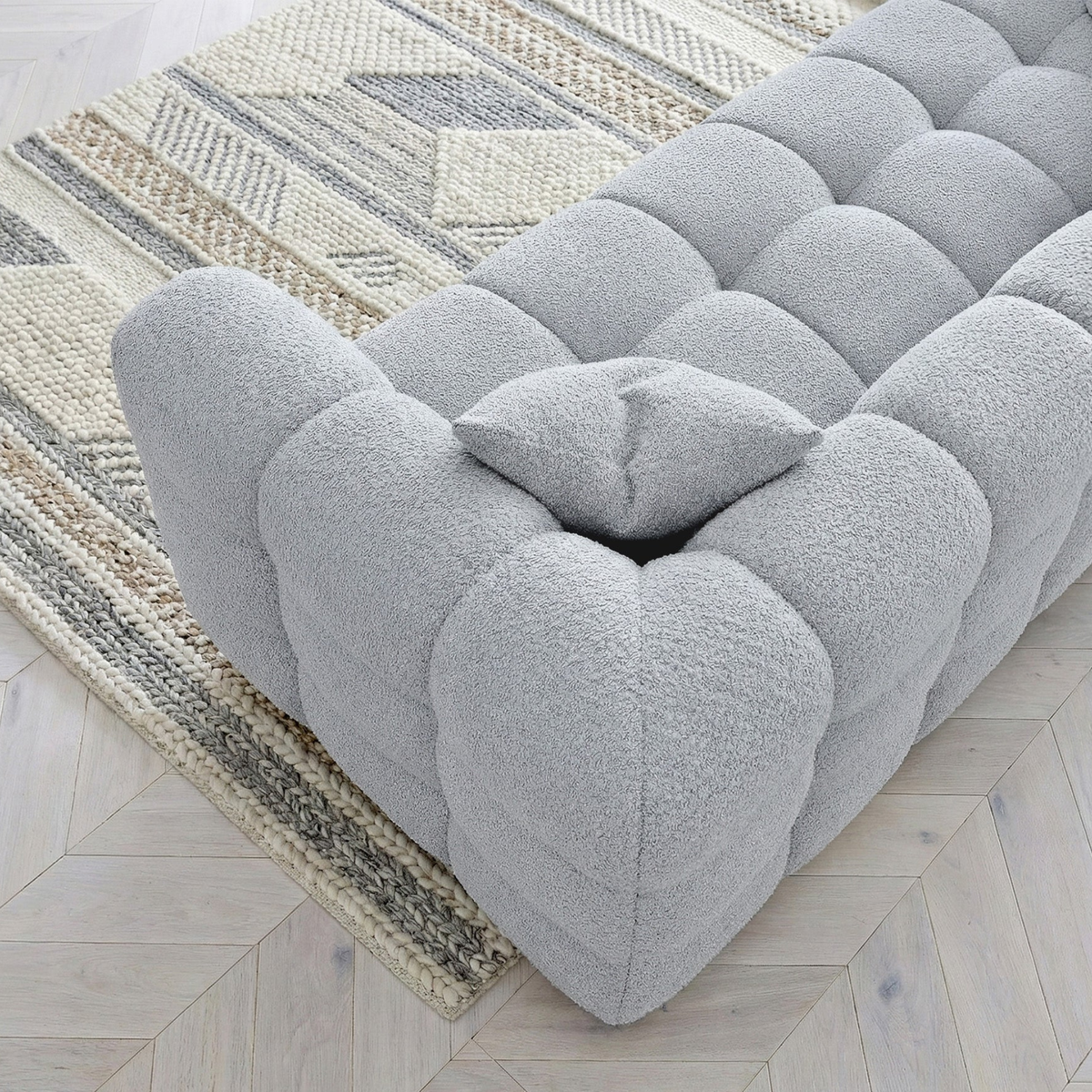 Tivaro 3 Seater Sofa in Pearl Boucle