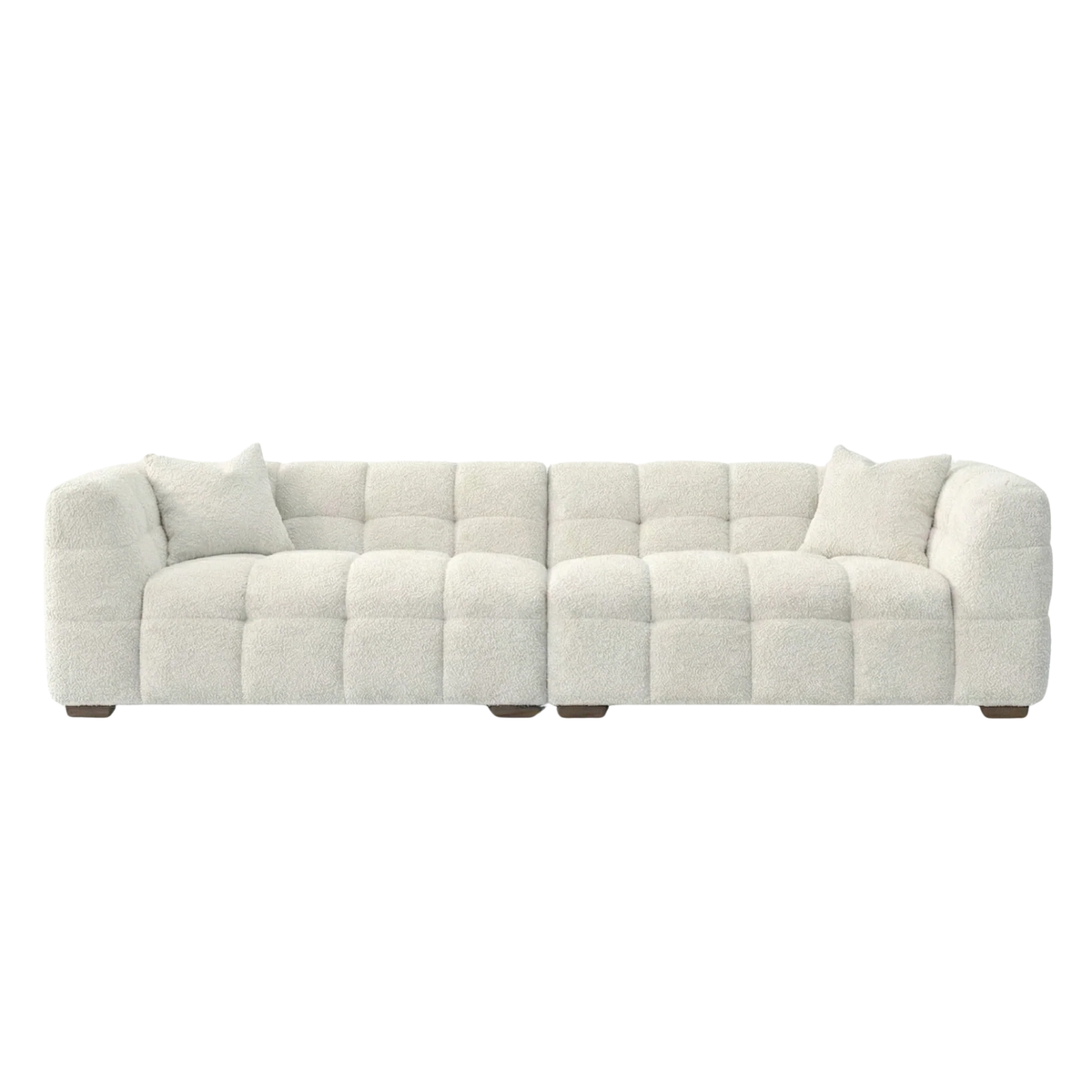 Tivaro 4 Seater Sofa in Oatmeal Boucle