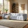Tivaro 4 Seater Sofa in Pearl Boucle