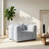 Tivaro Armchair in Pearl Boucle