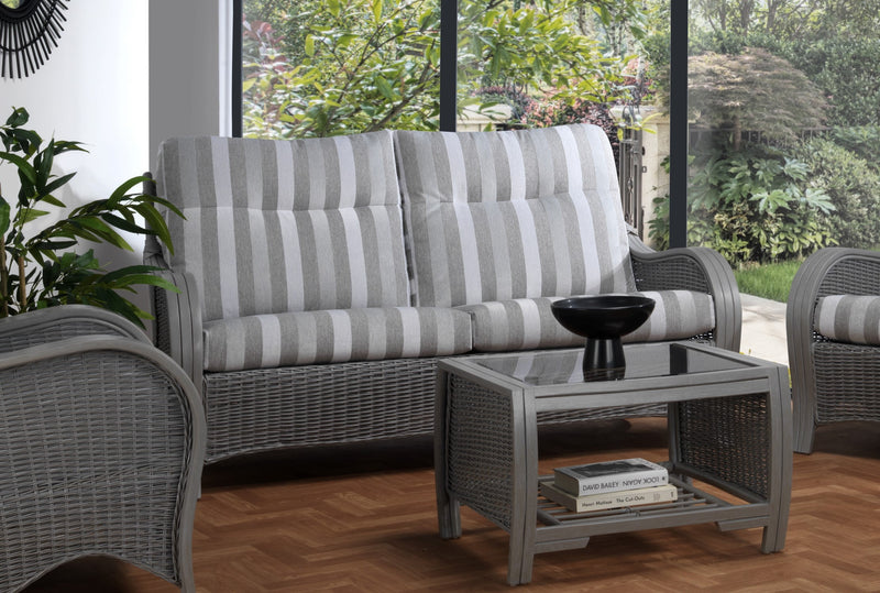 turin grey 3 seater sofa duke grey stripe