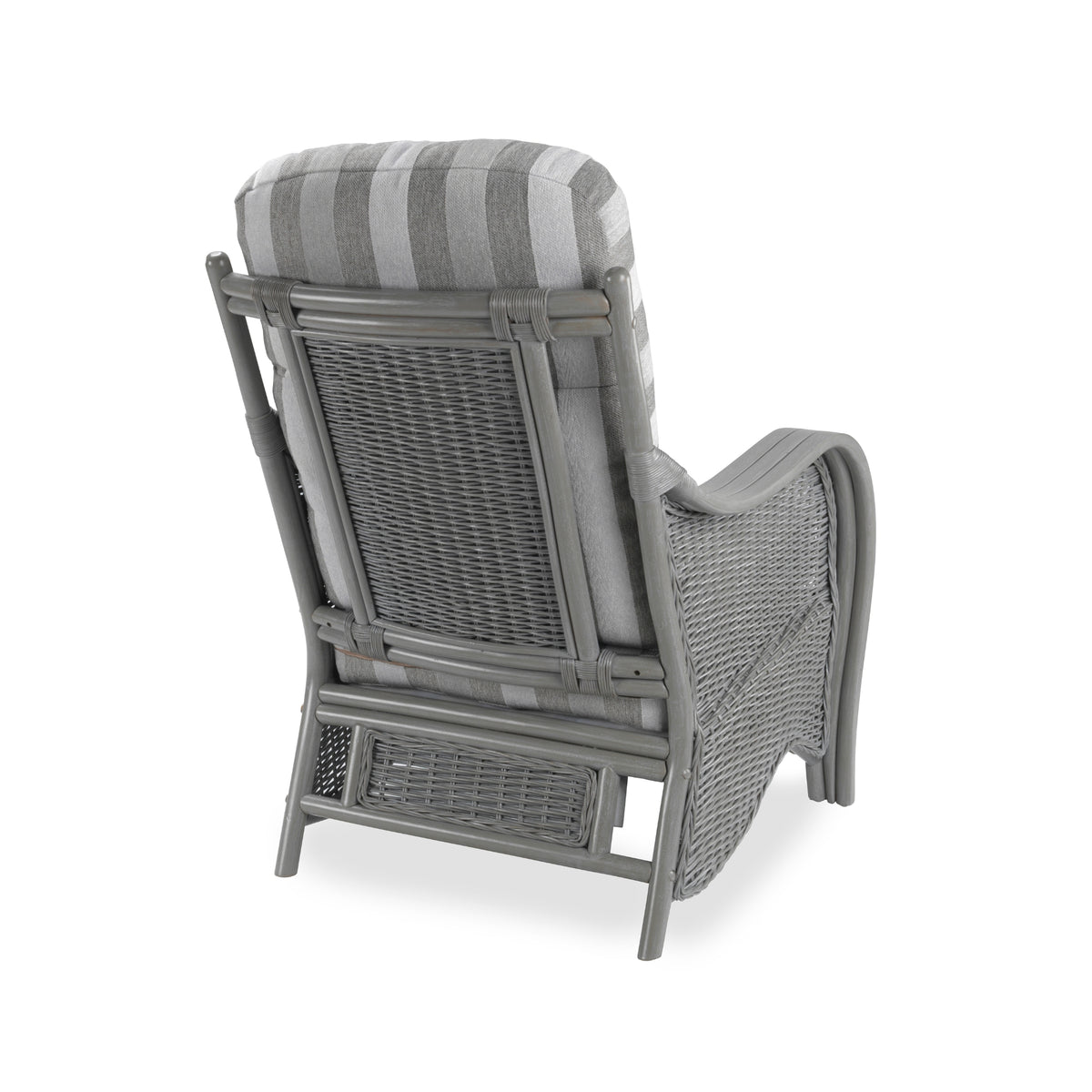 Turin Grey Wash Cane Armchair