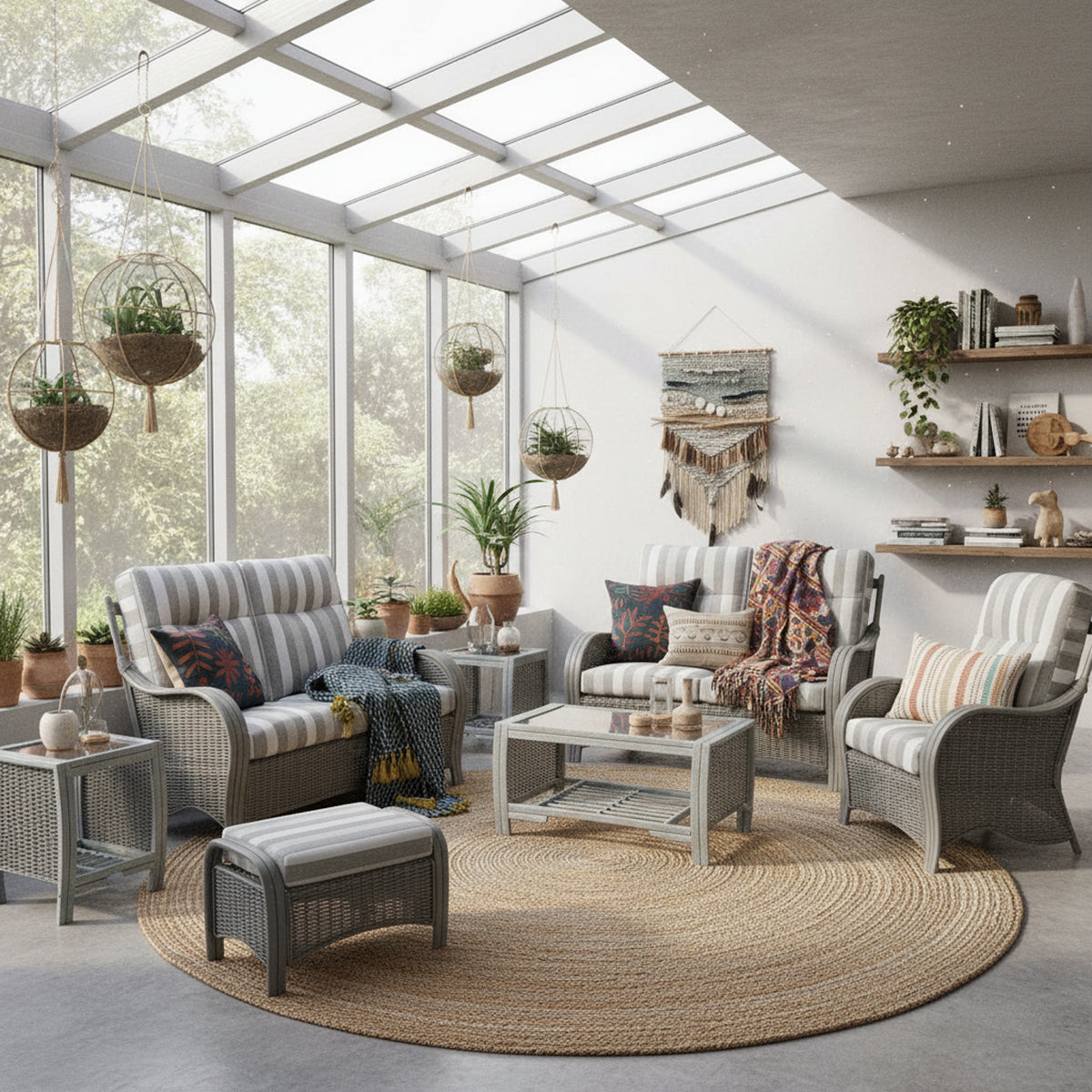 Turin Grey 2-Seater 3pc Suite