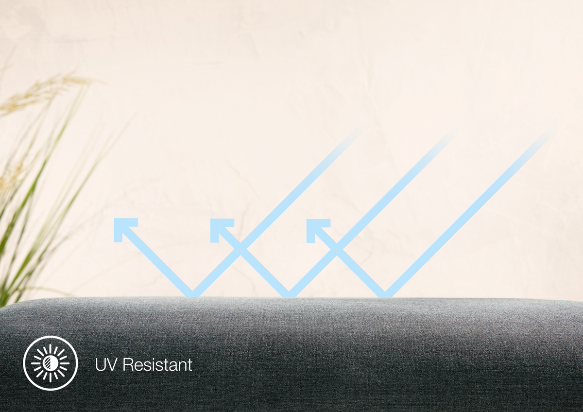 Aruba Outdoor Fabric Armless Chair