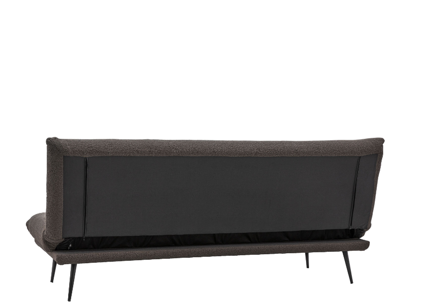 Durban Plush Sofa Bed in Dark Grey