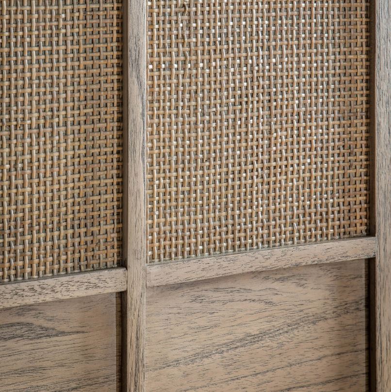 Kyrono Tall 2 Door Cupboard Oak Cabinet