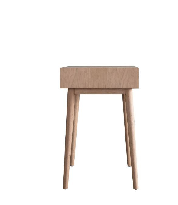 Mitrina Natural Oak 1 Drawer Desk with Shelf