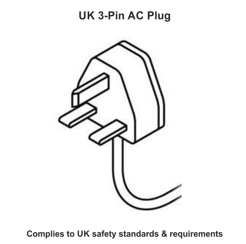 Mango Wood 2 Drawer Desk with Cable Access