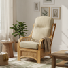 Vale Light Oak Armchair in Belle Sand