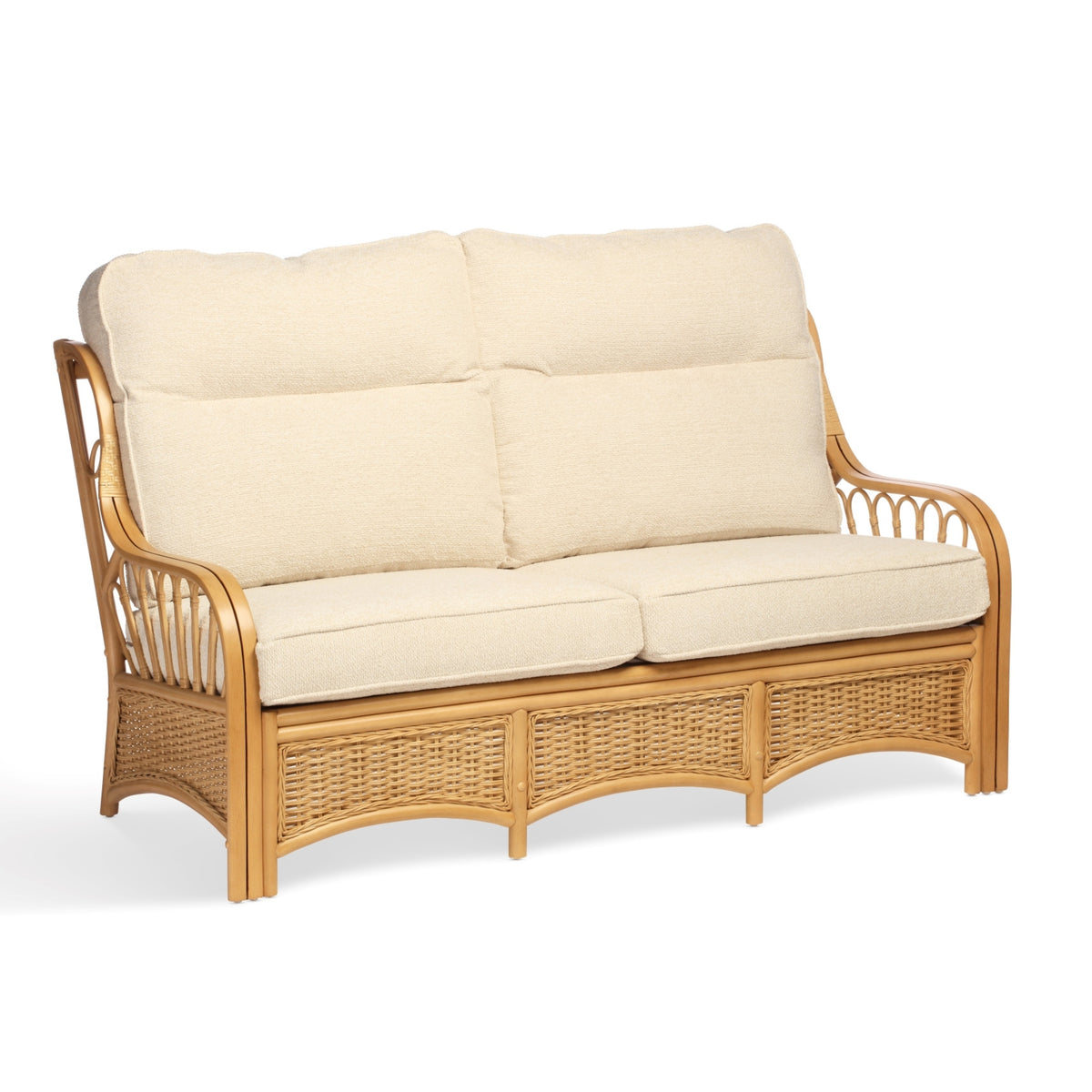 Vale Light Oak 3 Seater Sofa