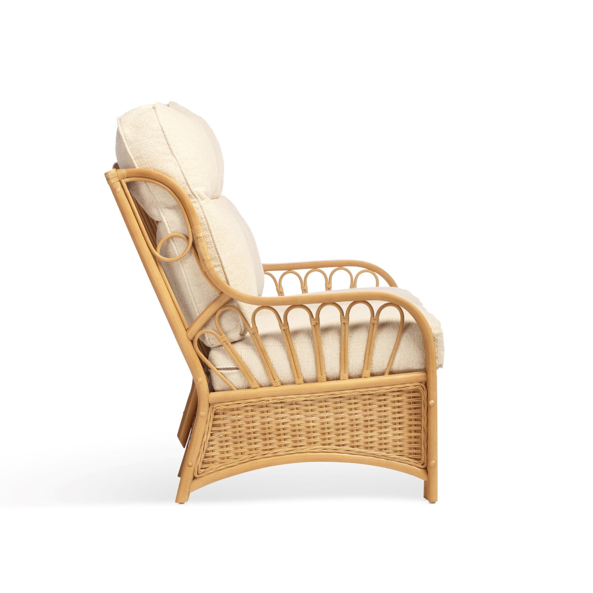 Vale Light Oak 3 Seater Sofa