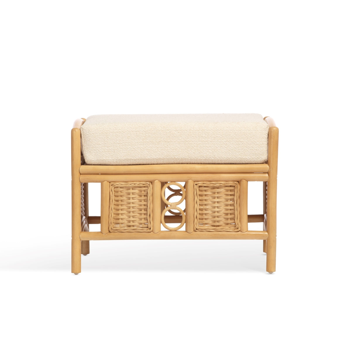 Vale Light Oak Footstool