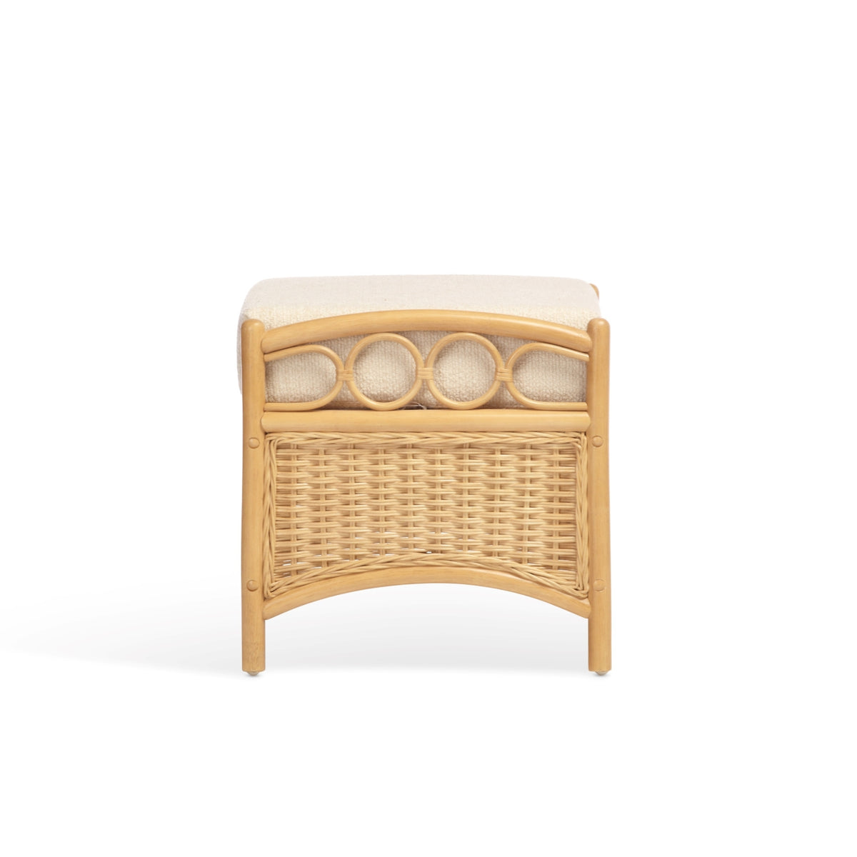 Vale Light Oak Footstool