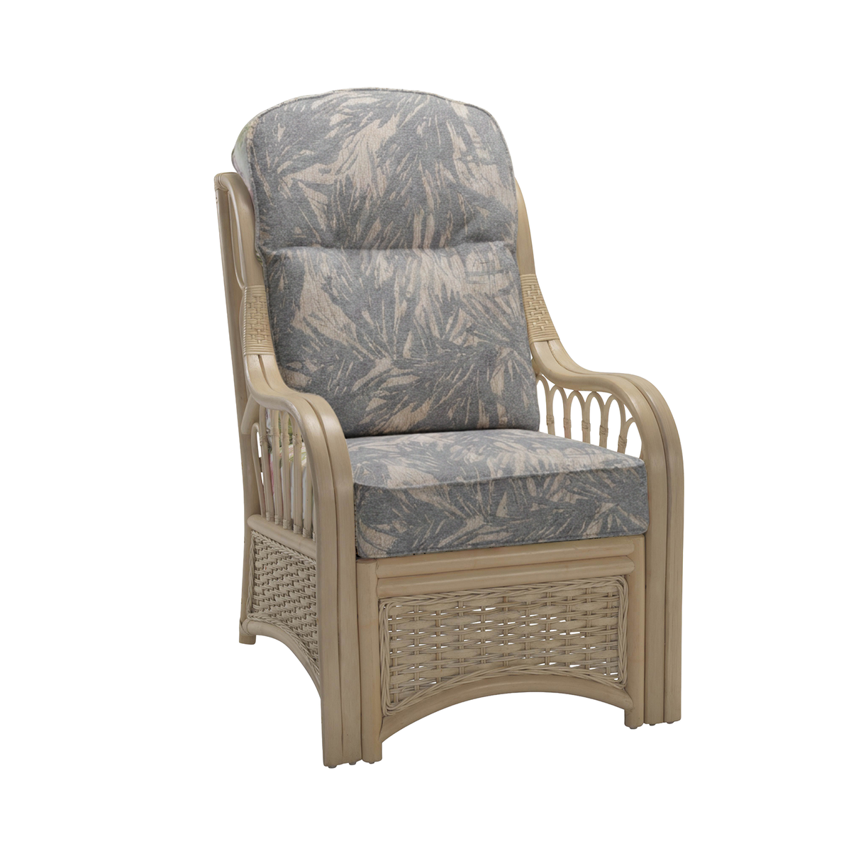 Vale Natural Wash Armchair in Hawaiian Palm