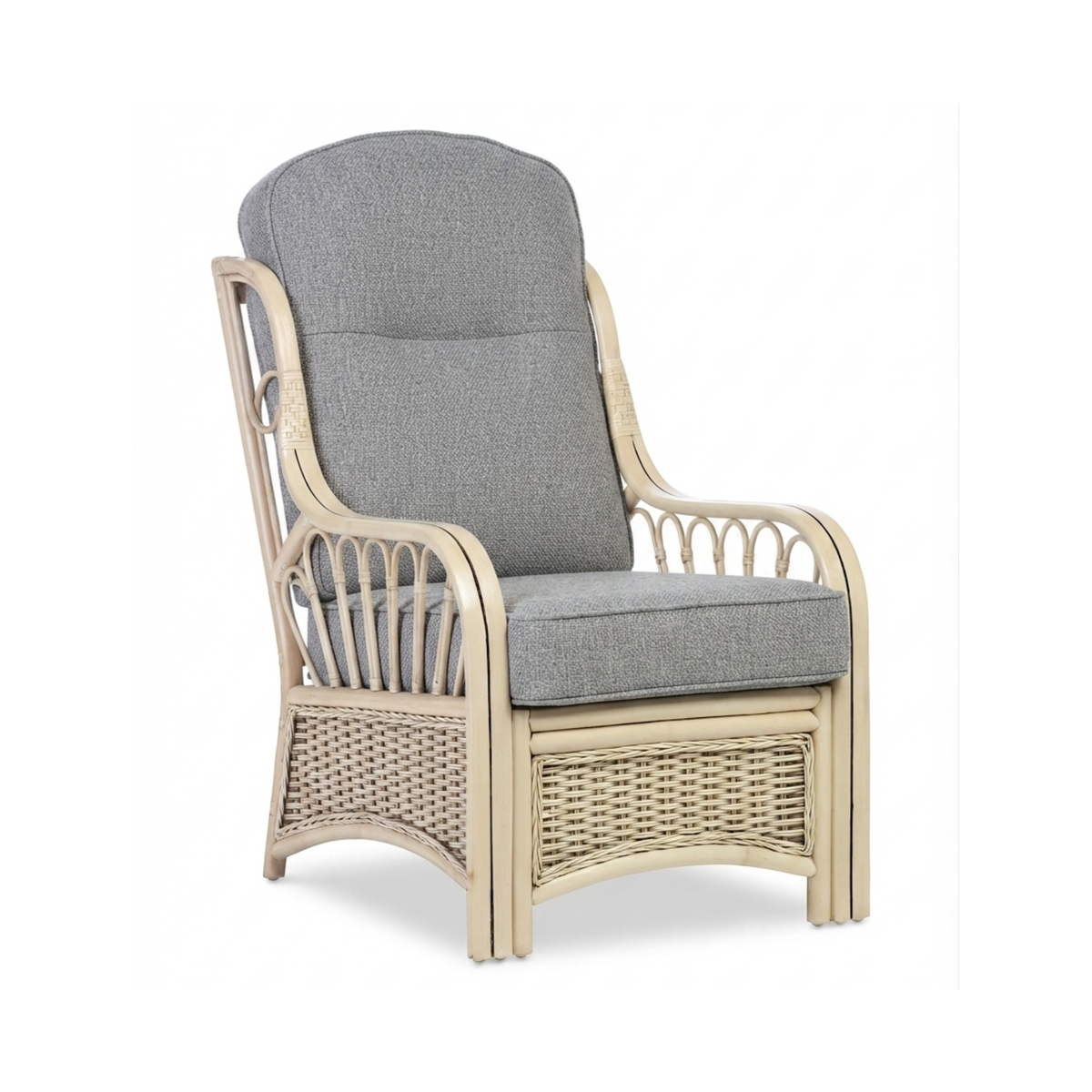 Vale Natural Wash Armchair in Hawaiian Plain