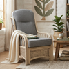 Vale Natural Wash Armchair in Hawaiian Plain