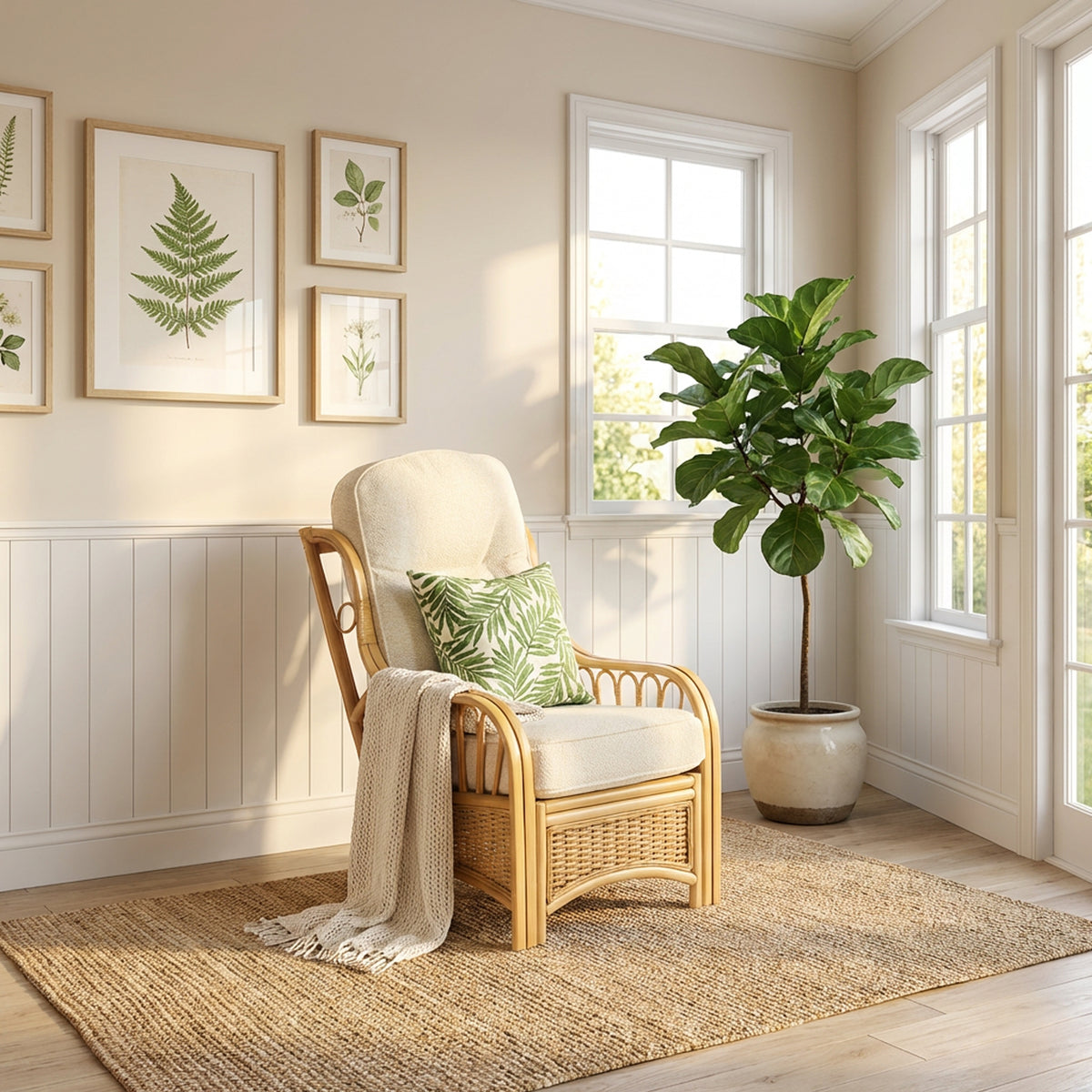 Vale Light Oak Armchair