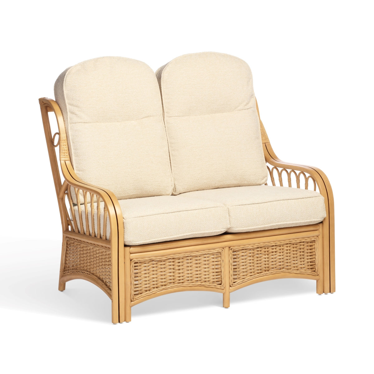 Vale Light Oak 2 Seater Sofa