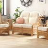 Vale Light Oak 2 Seater Sofa