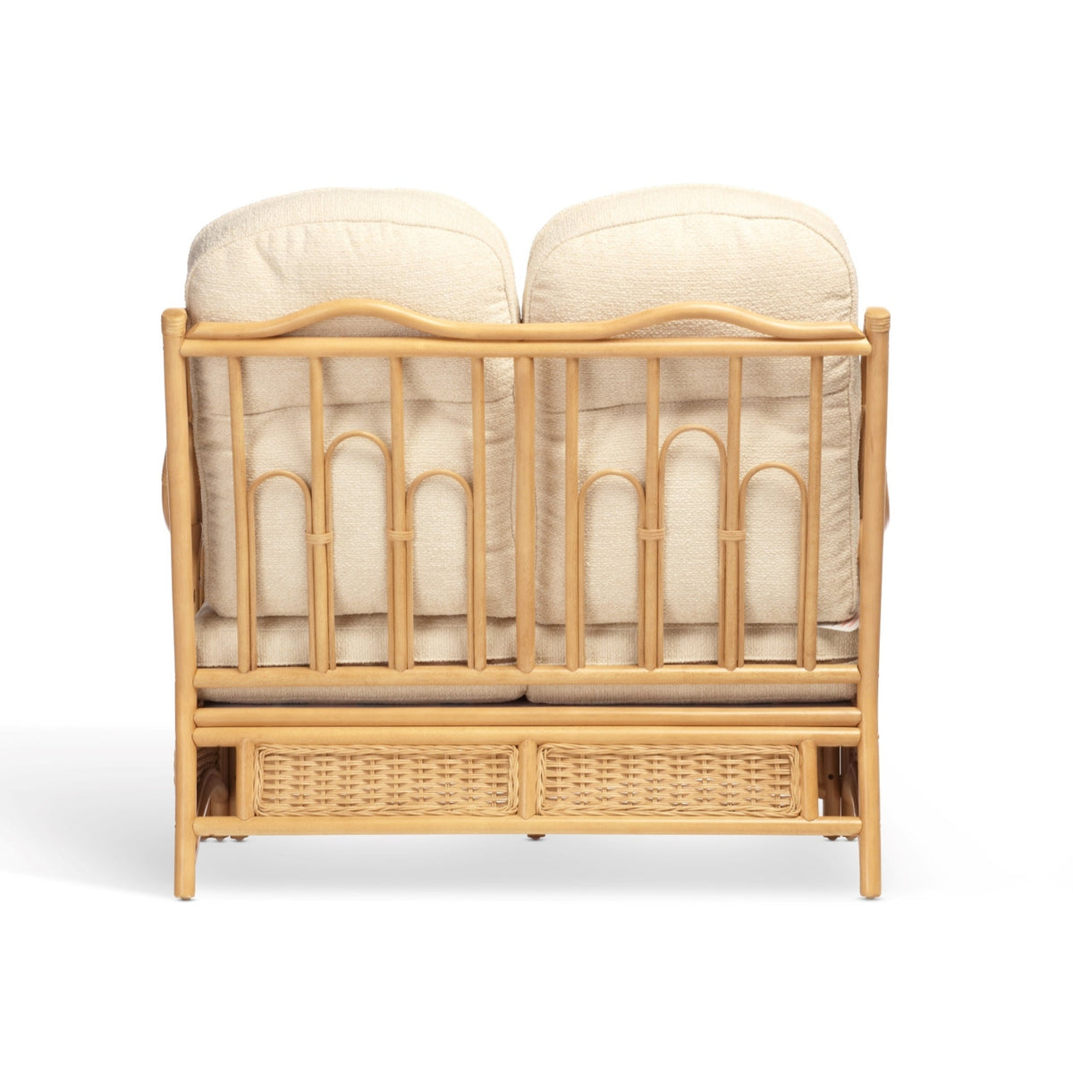 Vale Light Oak 2 Seater Sofa