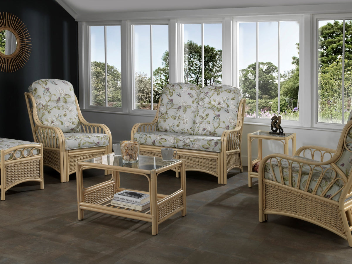 Vale Natural Wash 2 Seater Sofa