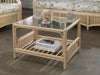 Vale Natural Wash Cane Coffee Table
