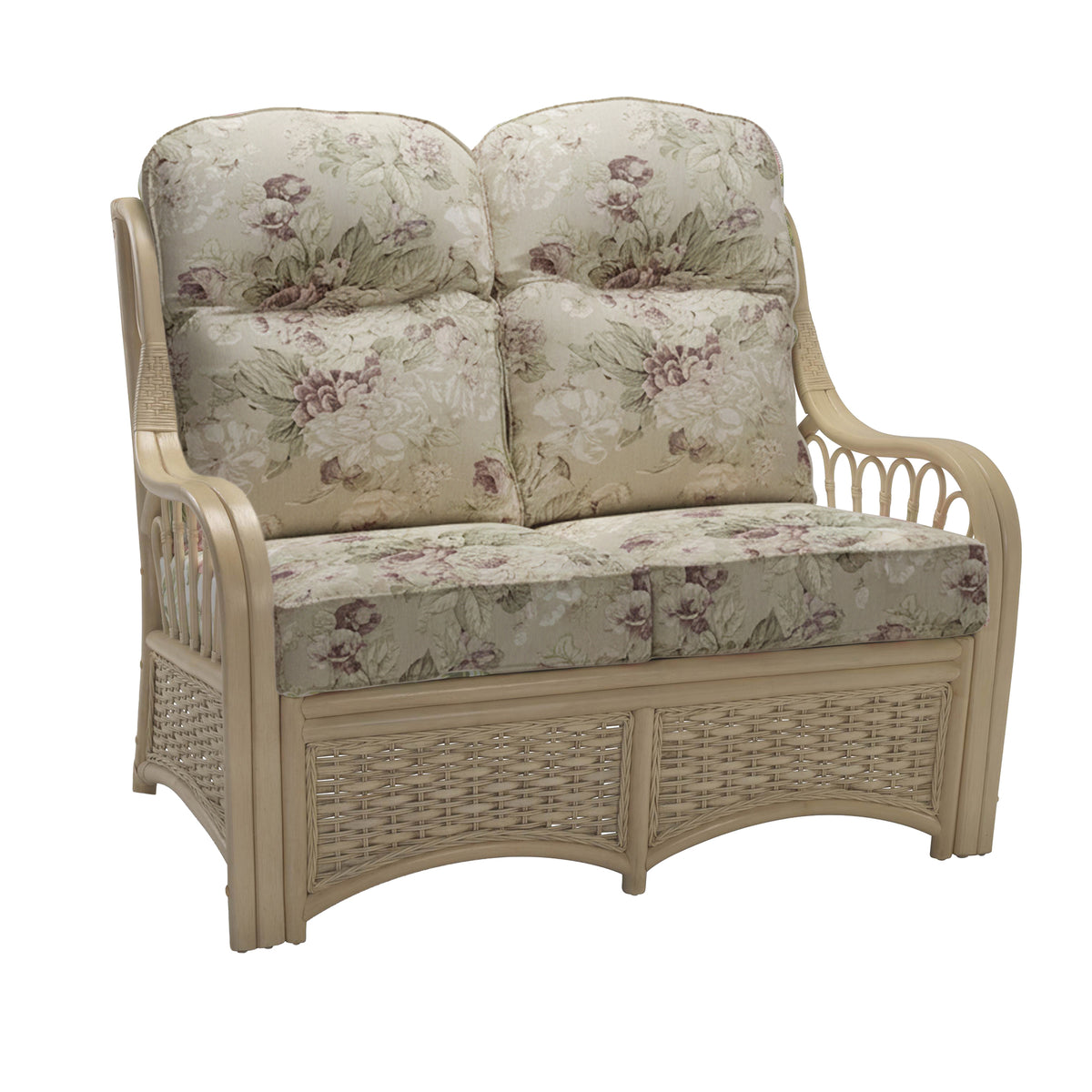 Vale Naturalwash 2 Seat Sofa & Armchair in Dove Plum with Lamp Table