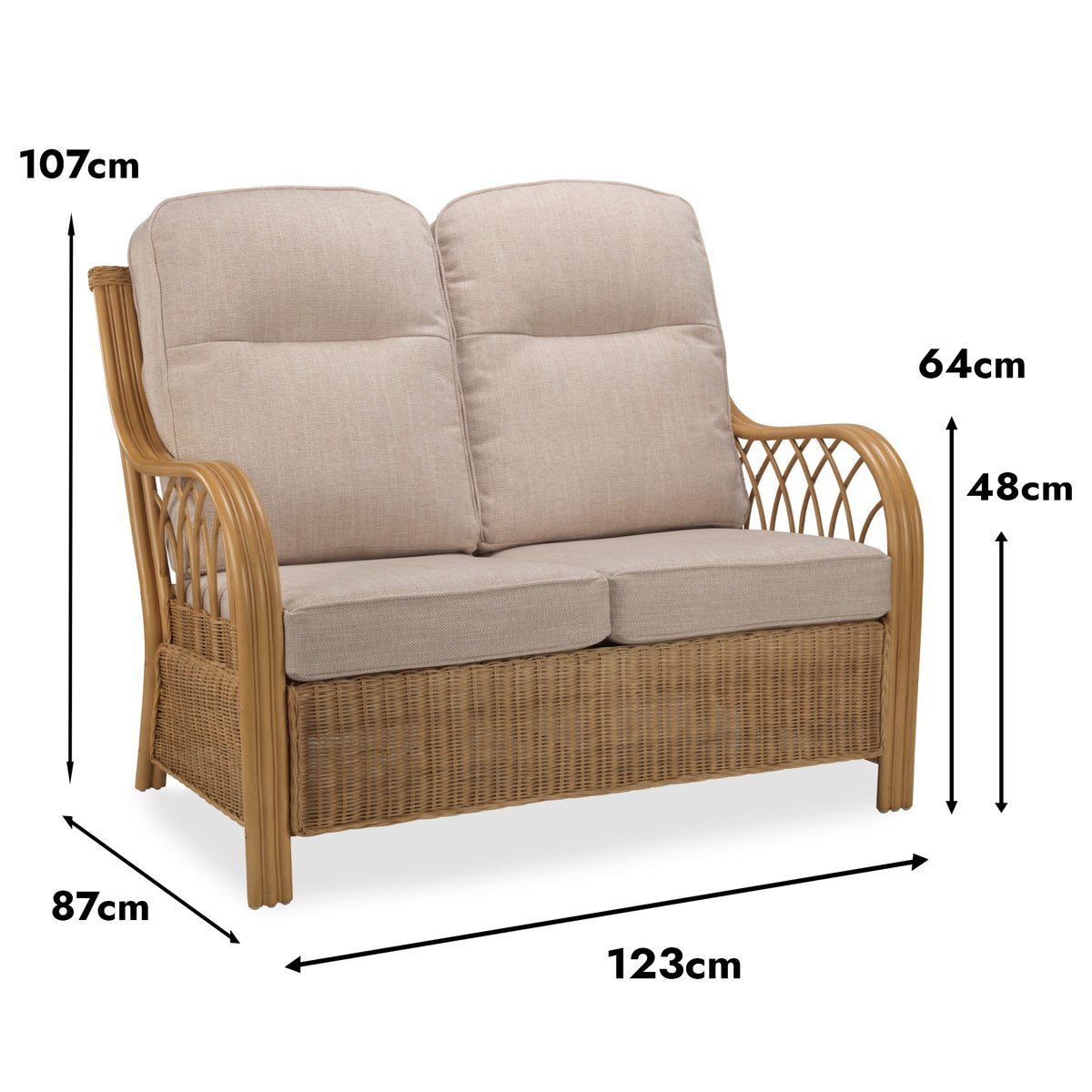 Viola 2 Seater 3pc Suite