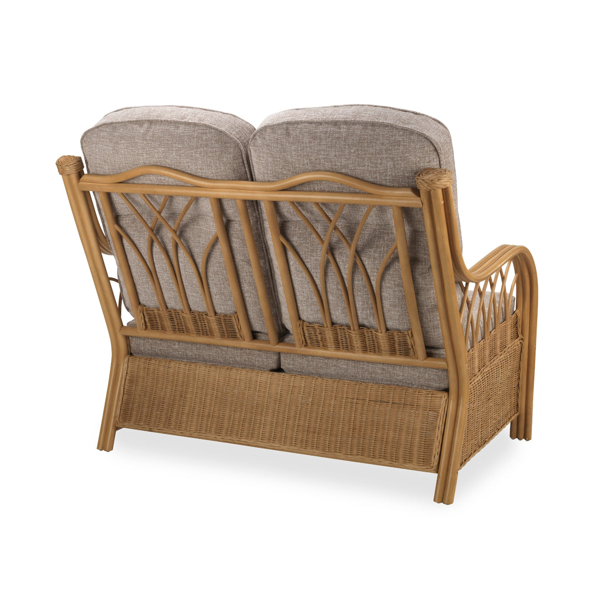 Viola Light Oak 2-Seater Rattan Sofa