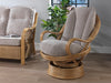 Viola Light Oak Deluxe Swivel Rocker Chair