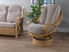 Viola Light Oak Laminated Swivel Rocker Chair
