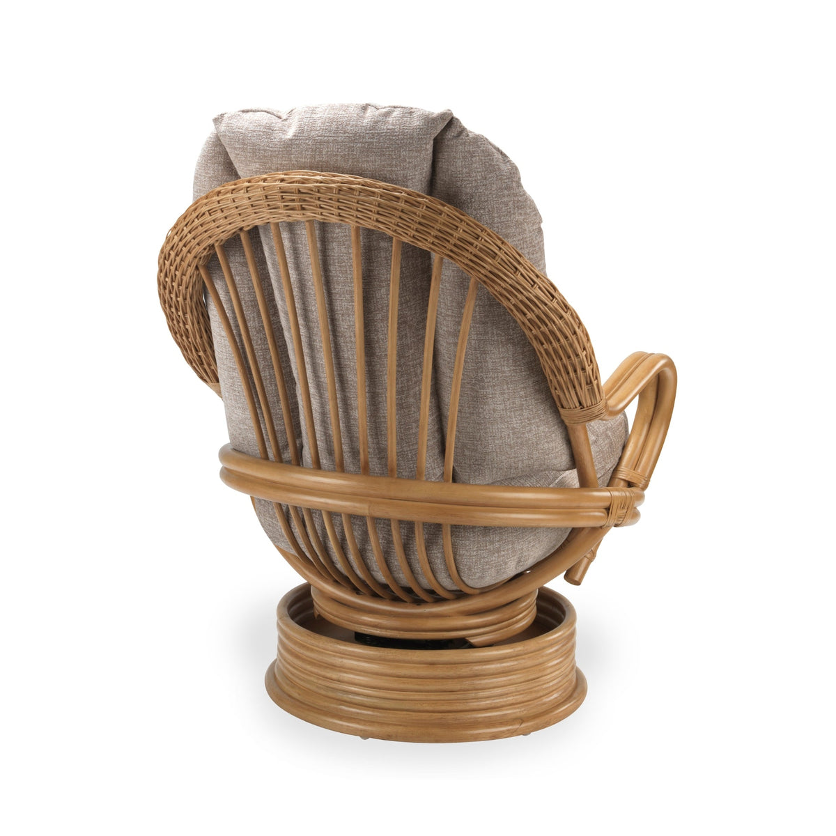 Viola Light Oak Deluxe Swivel Rocker Chair