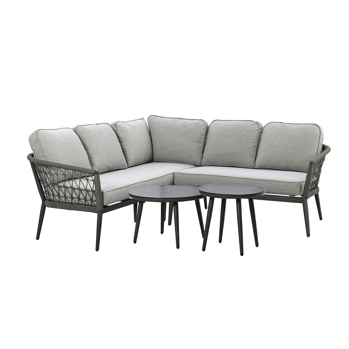 Vitavia Small Corner Sofa Set - Ivy Green