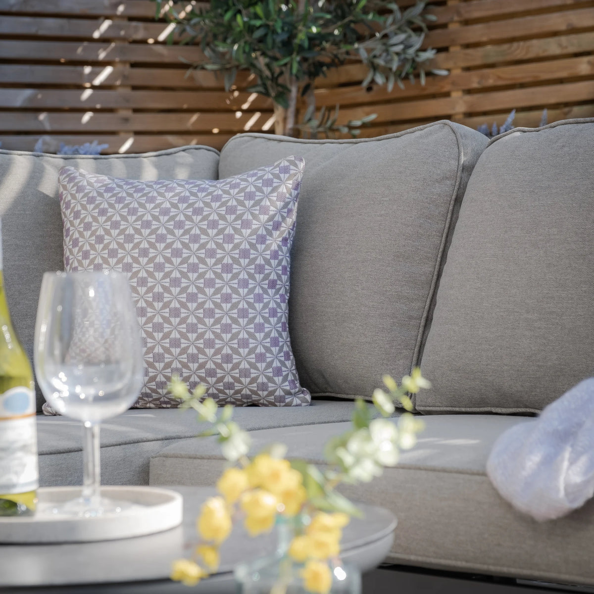 Vitavia Small Corner Sofa Set - Ivy Green
