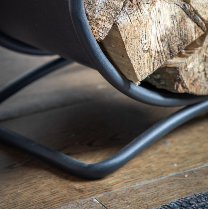 Vitero Log Basket Black