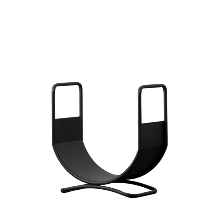 Vitero Log Basket Black