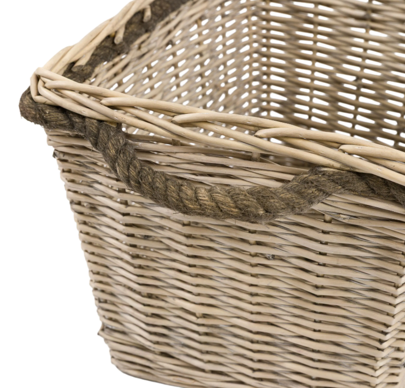 Vitero Woven Log Basket Natural Set of 3