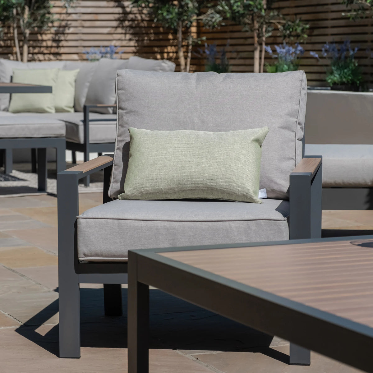 Vito 2 Seat Aluminium Sofa Set